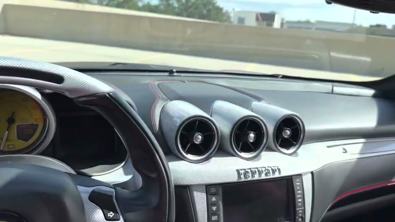 Ferrari FF revs - from interior, windows up/down (Kline high flow cats, Capristo back box & x-pipe)