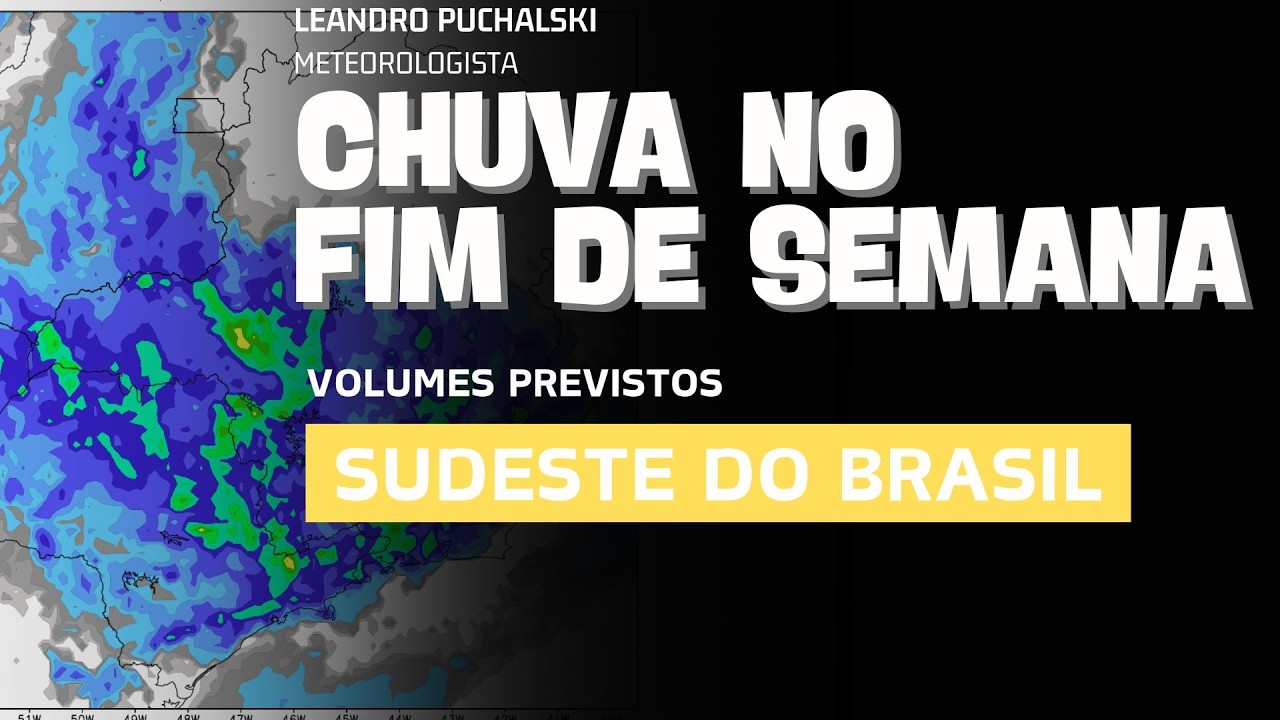 CHUVA NO FIM DE SEMANA
