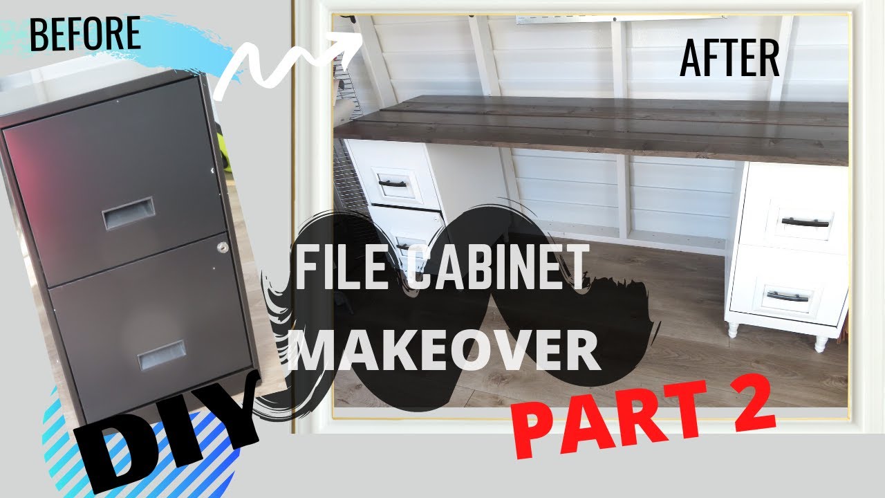 AMAZING and EASY DIY File Cabinet Makeover - PART 2 **YOU DONT WANT TO MISS**
