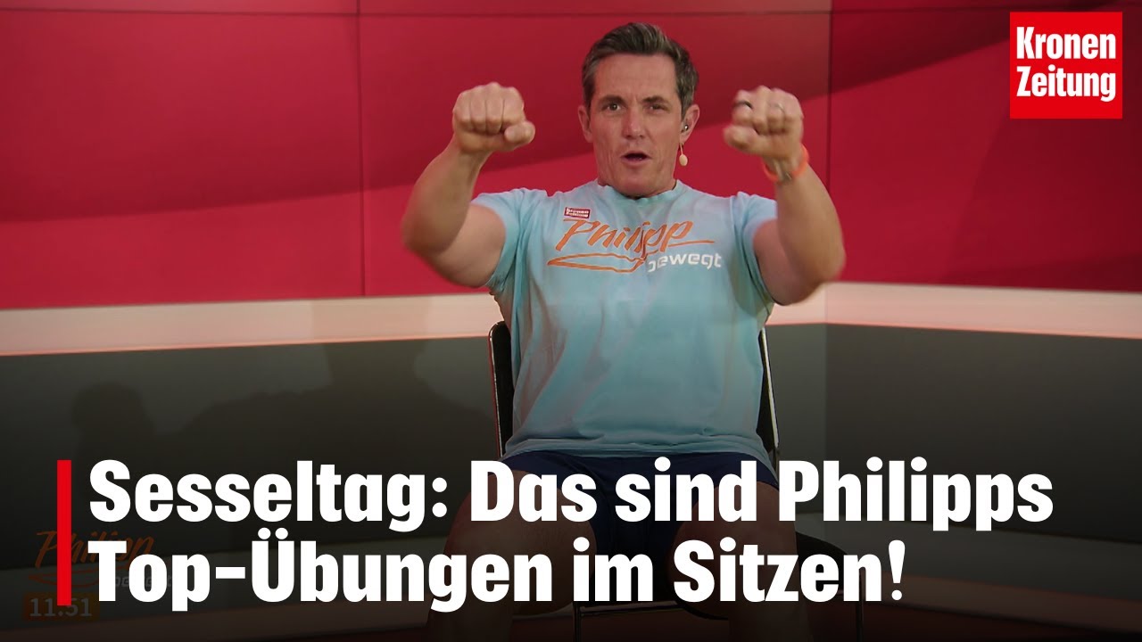 Philipp bewegt am Donnerstag, 13.3.: Top-Übungen im Sitzen