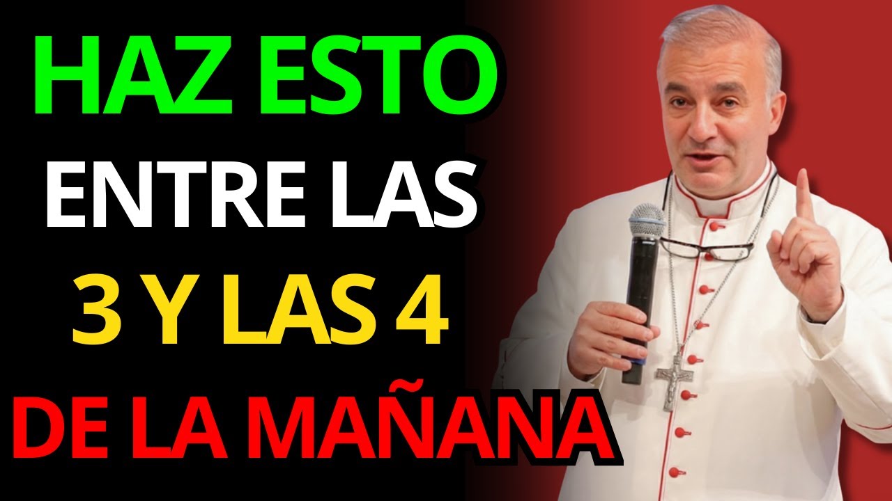 SI TE DESPIERTAS A LAS 3 DE LA MAÑANA, NO VUELVAS A DORMIR | Padre Ángel Espinosa