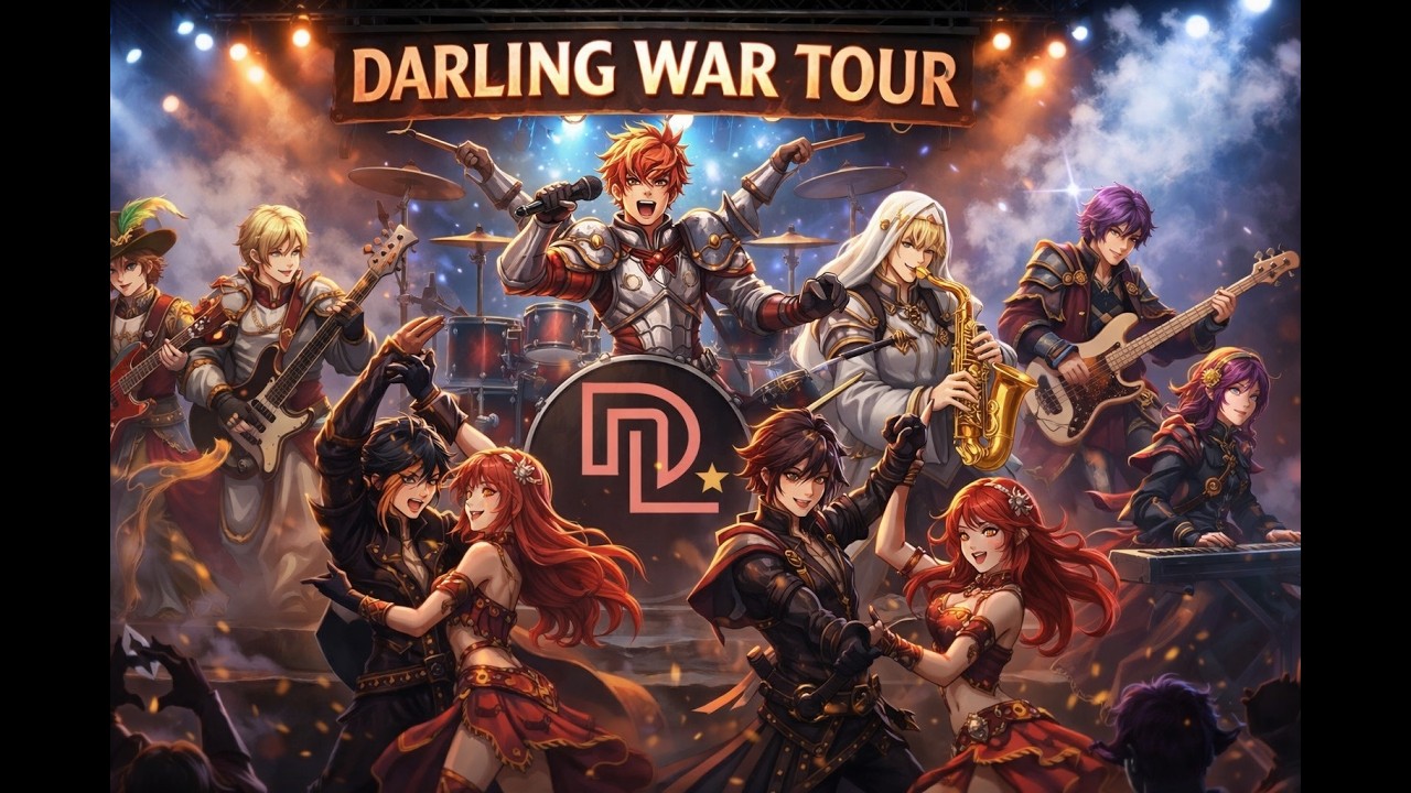 WOE 05Feb2026 Darling War Tour ไปยืนกรีดร้องไปเฝ้ามองที่หน้าบันได วันนี้มาในธีมเพลงร๊อค