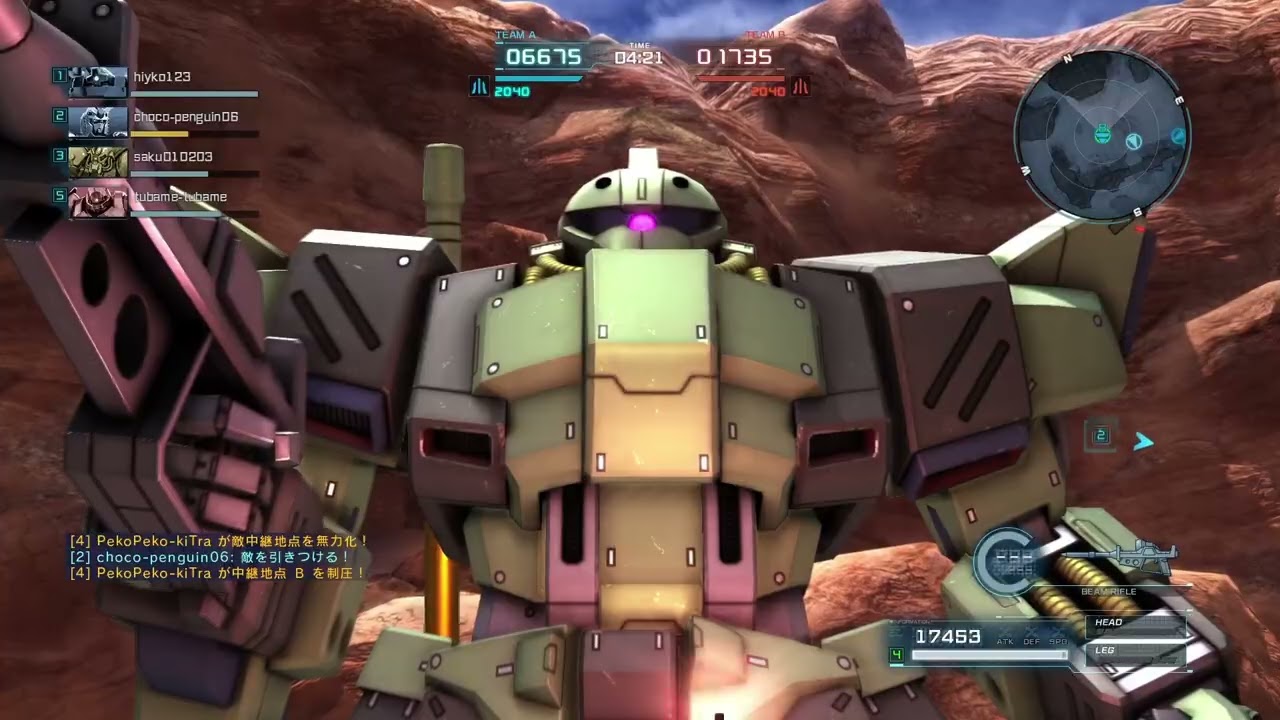 【バトオペ２】高機動型ザクⅡ[０６Ｒ－３Ｓ]　400はガンダムとこの機体