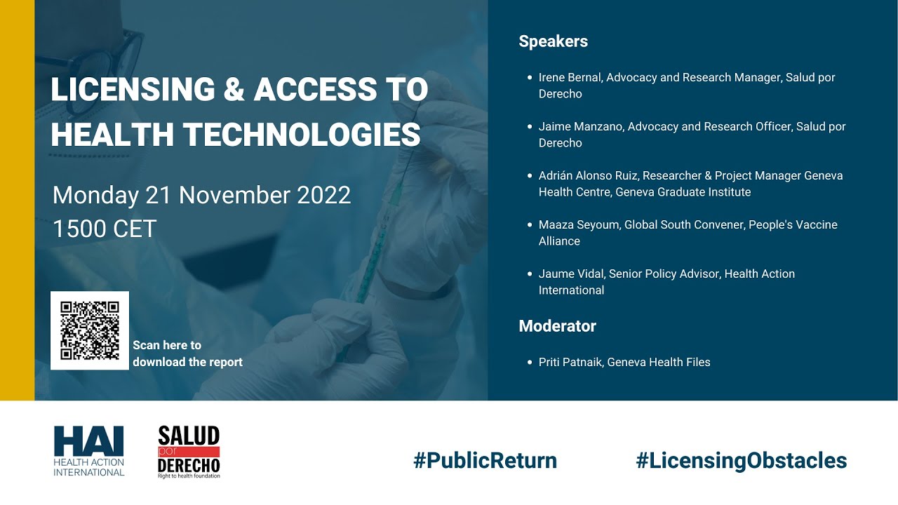 Licensing and Access to Medicines