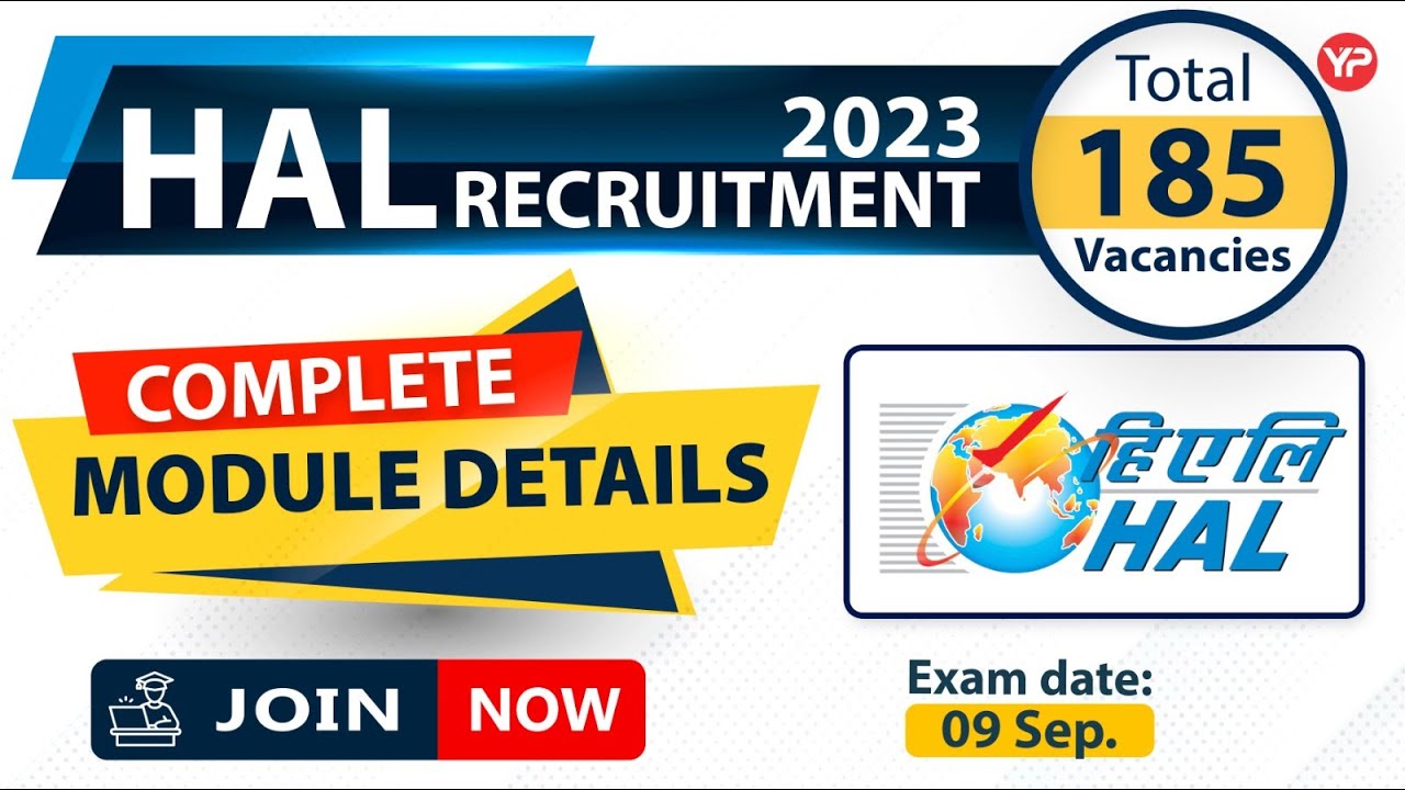 Complete Module details of HAL DT & MT written exam preparation 2023 | Exam date 9 Sept | Join Now
