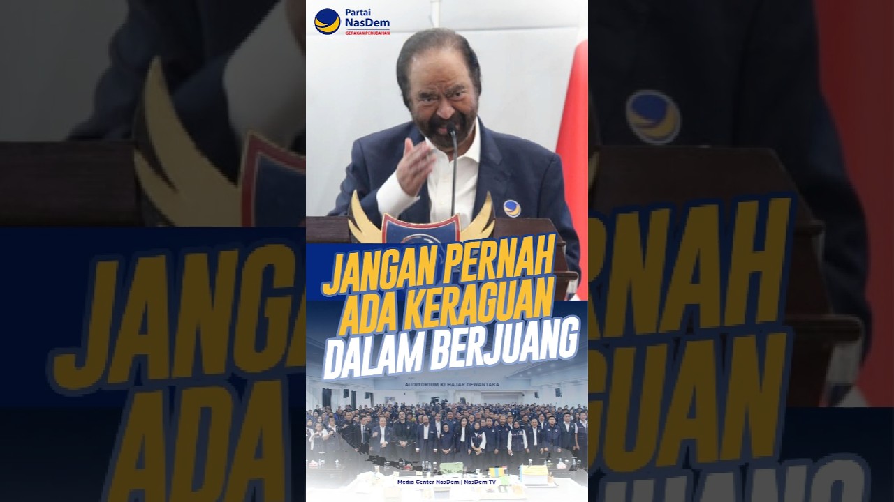Jangan pernah ada keraguan dalam berjuang