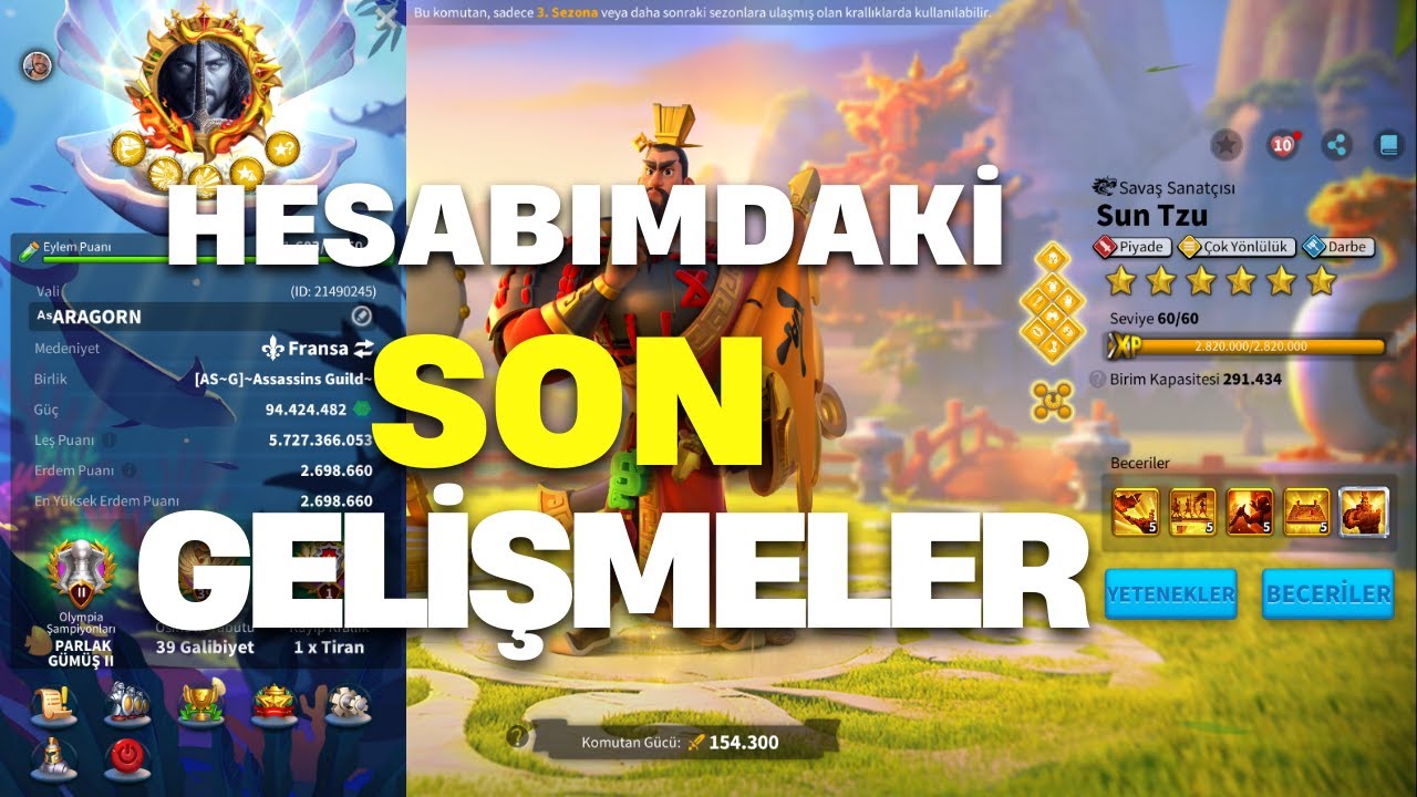 SUNTZU PRİME FULLEDİM! - HESABIMDAKİ SON GELİŞMELER - Rise of Kingdoms