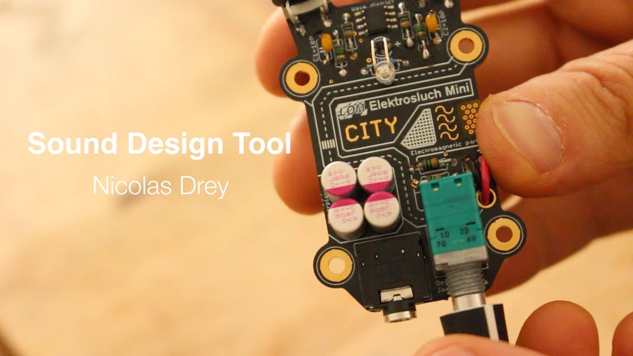 Sound Design Tool : Elektrosluch Mini City DIY kit