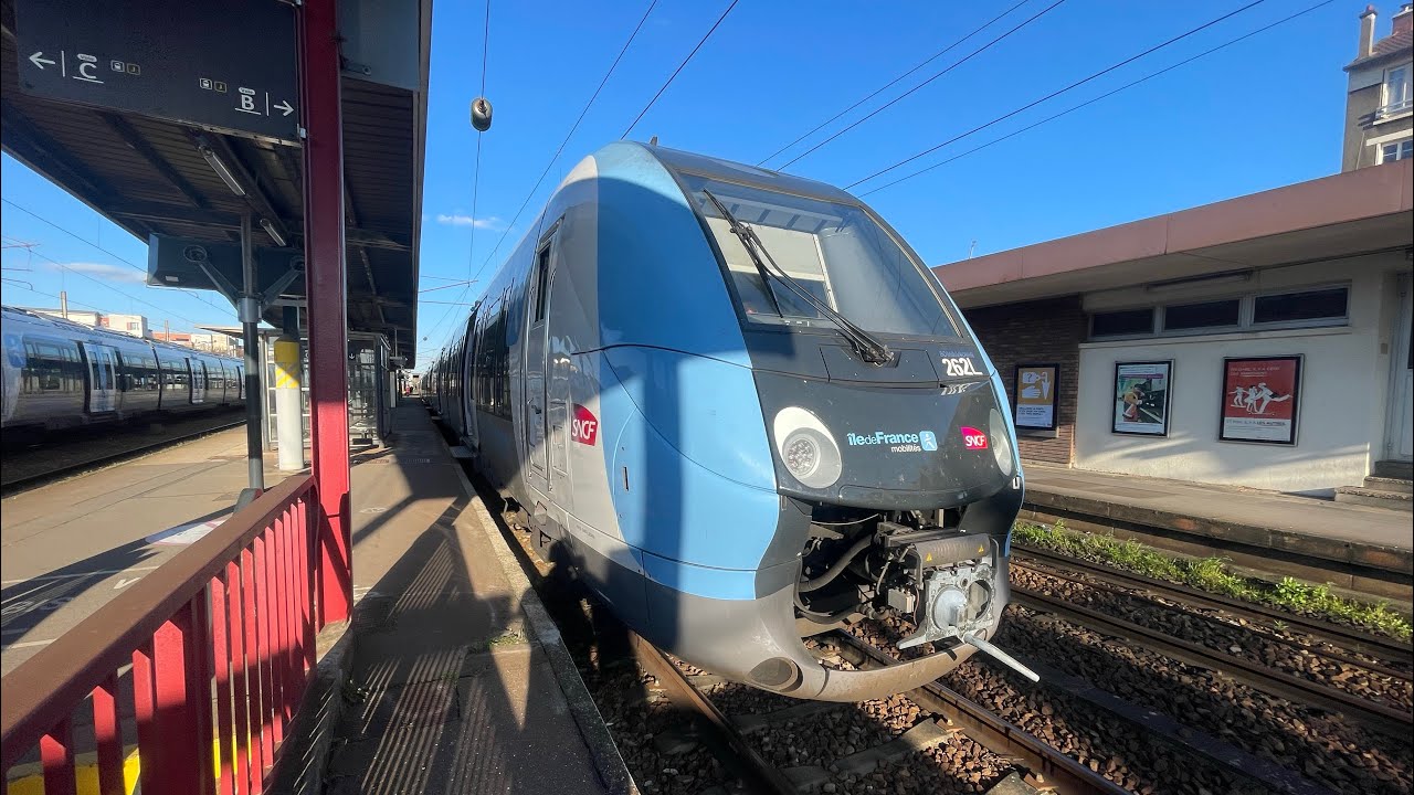 Trajet de Paris Saint-Lazare à Conflans-Sainte-Honorine sur ligne J du Transilien