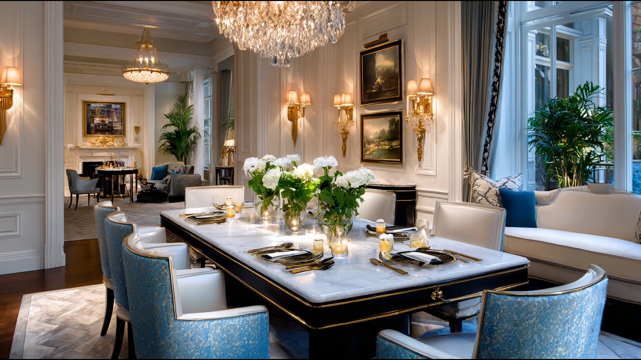 Timeless Dining Room Design Inspired by Ralph Lauren Style 🕯️🏠