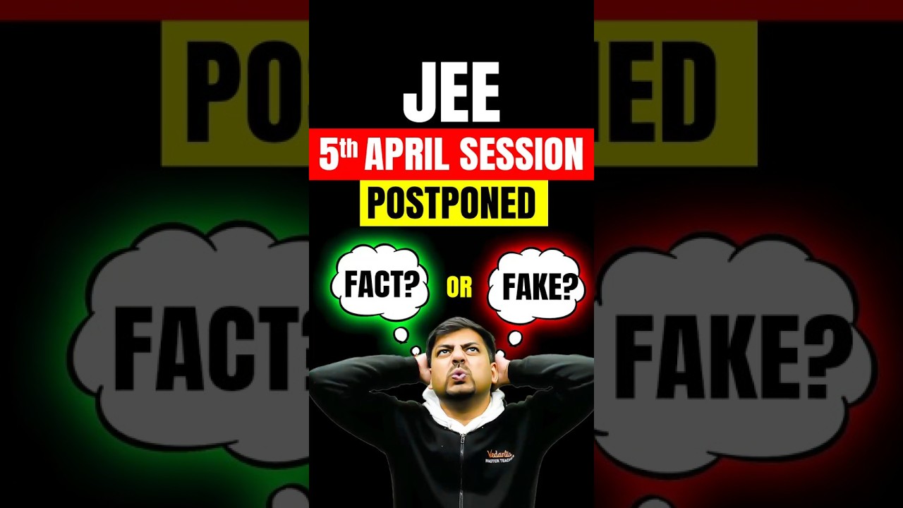 🚨NTA Lasted Update: NTA Rescheduled JEE Mains Exam 😱😱 #shorts #jee2026 #jeemains
