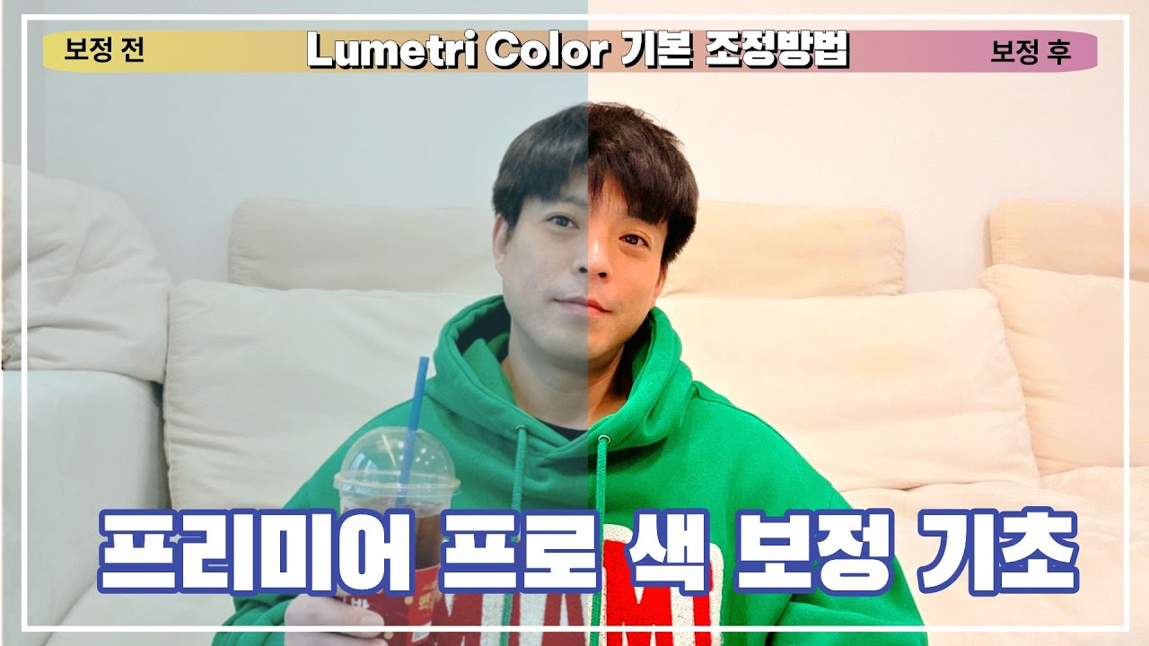 프리미어프로 색보정 기초 완전 정복.Lumetri Color 기본 조정방법