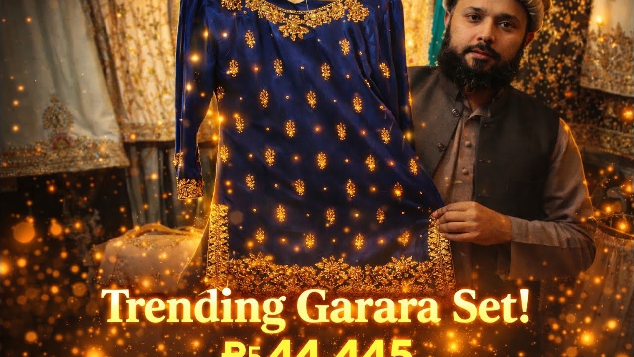 Luxury Gharara Set 2026 | Zoha Bridal Latest Bridal Wear | Price 45,000 PKR