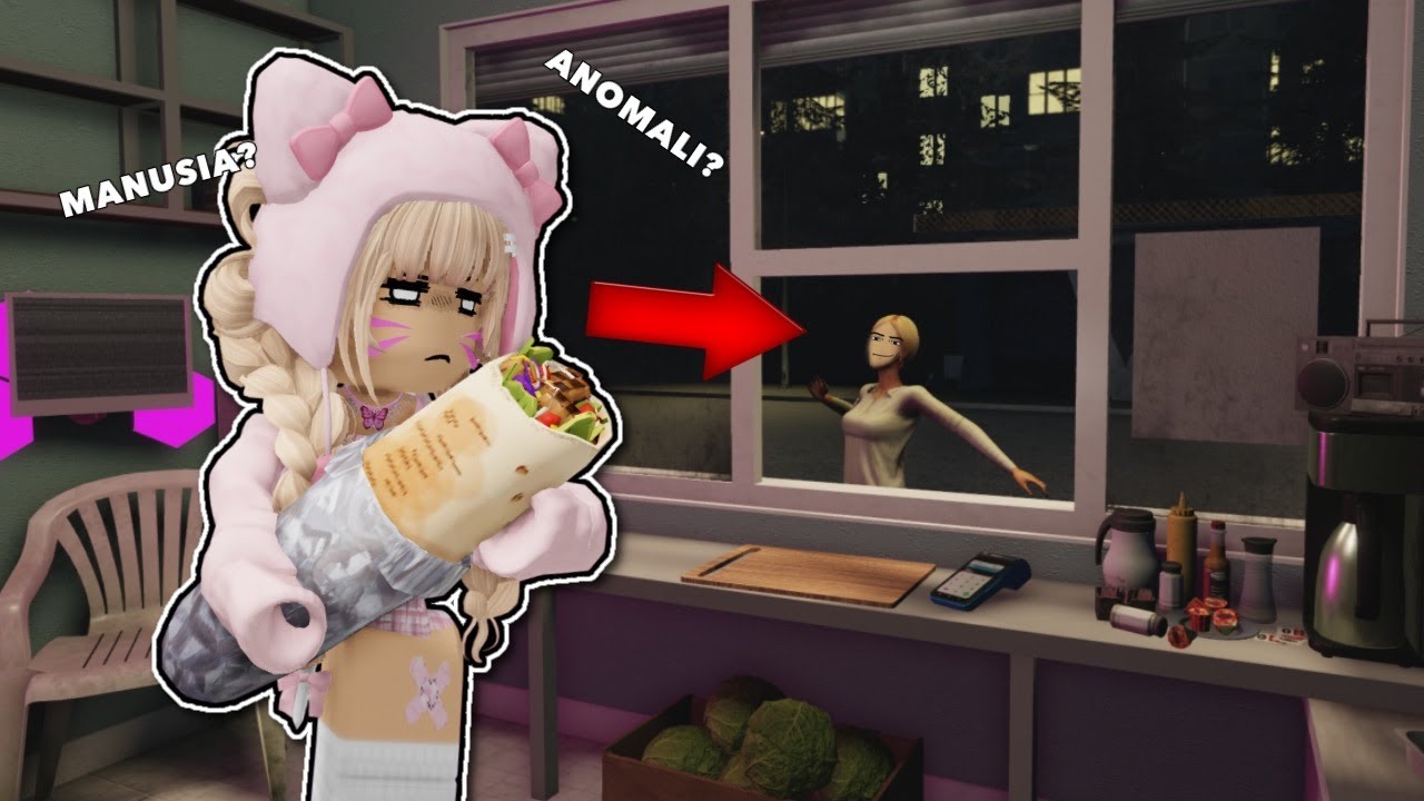 AKU BERJUALAN KEBAB DIMALAM HARI.. NAMUN PELANGGANNYA BERTINGKAH ANEH⁉️😱 | Roblox Indonesia