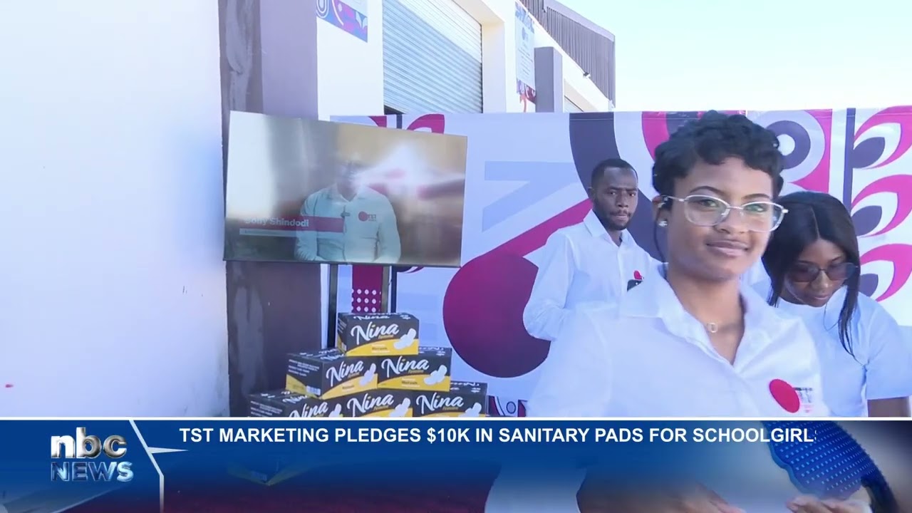 TST Marketing Agency Donates N$10,000 Worth of Sanitary Pads - nbc