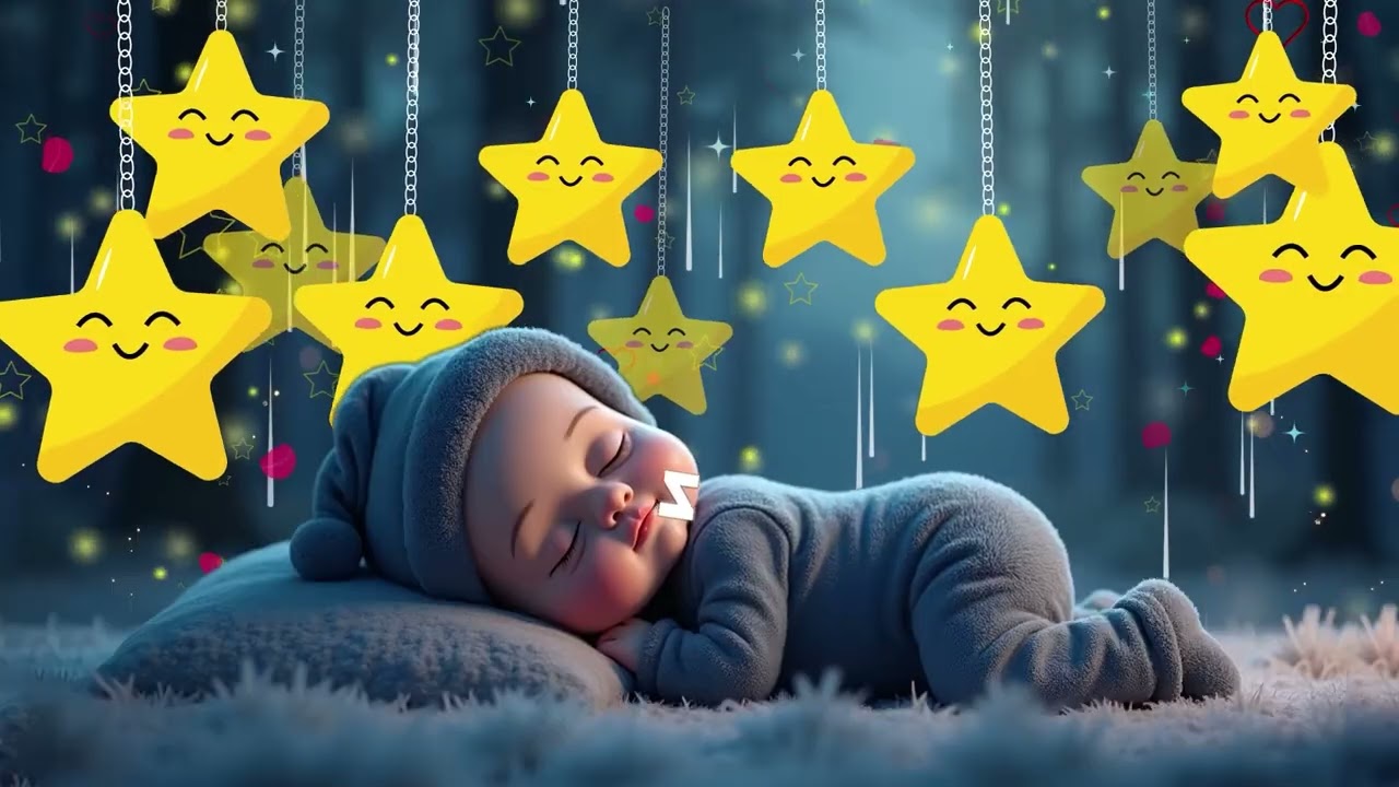 Baby Sleep Music💤Baby Fall Asleep Instantly & Overcome Insomnia in 3 Min 🍼 Mozart & Brahms Lullabies