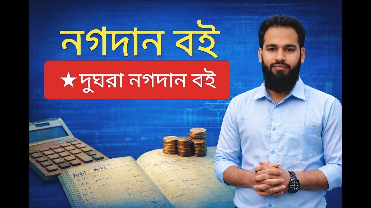 দুঘরা নগদান বই সহজভাবে | Two Column Cash Book with Contra Entry | HSC Accounting