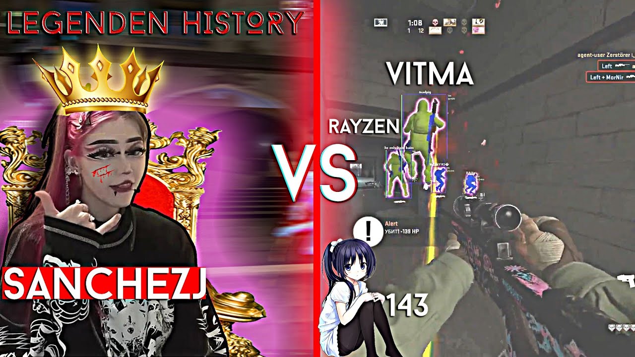 История большой победы одного человека ❤️ Против всего мира! SANCHEZj vs rayzen,vitma,kislota1337.