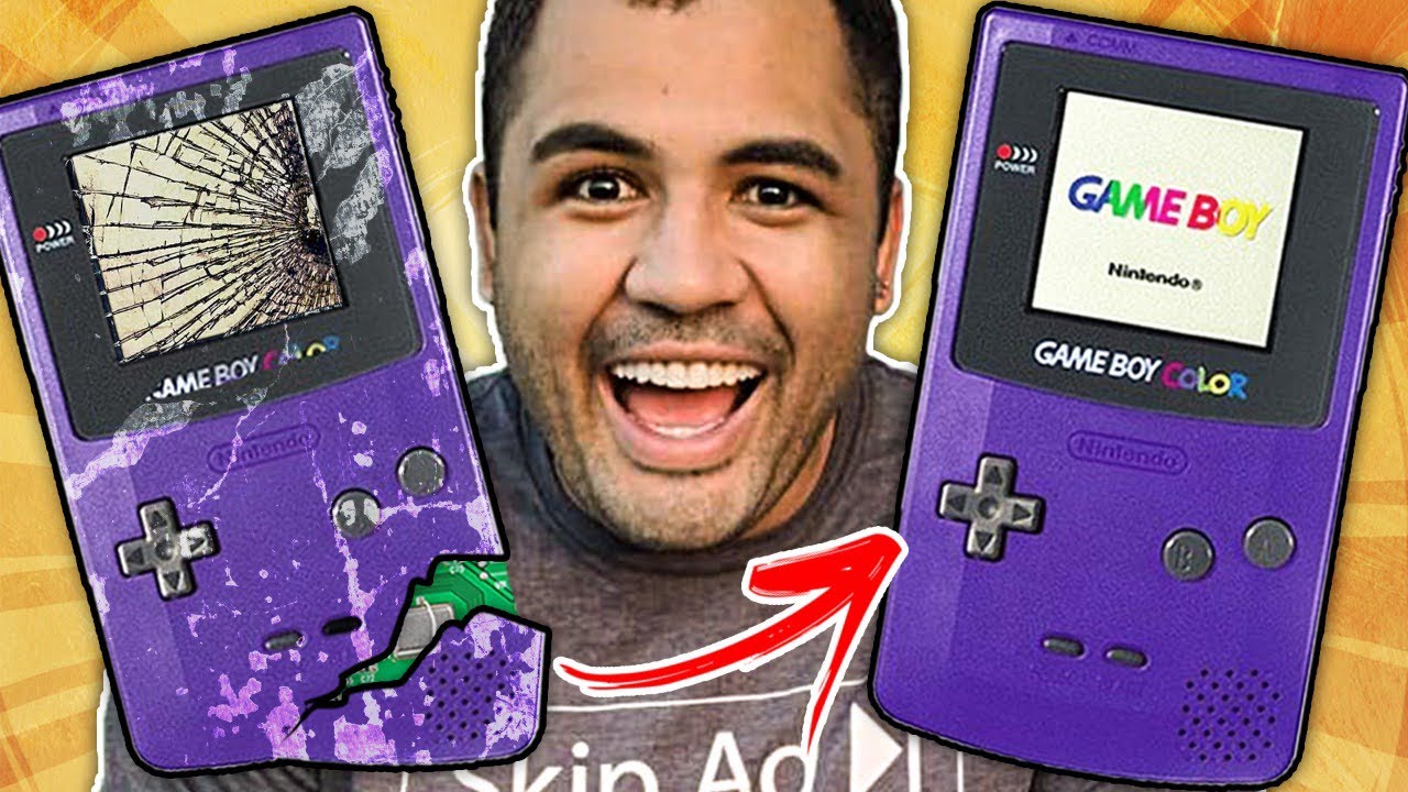 GAME BOY DE 1998 - RESTAURAÇÃO COMPLETA