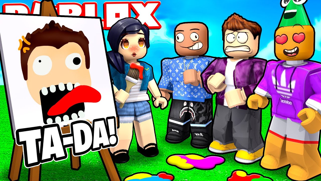 2 Roblox Youtuber zeichnen..
