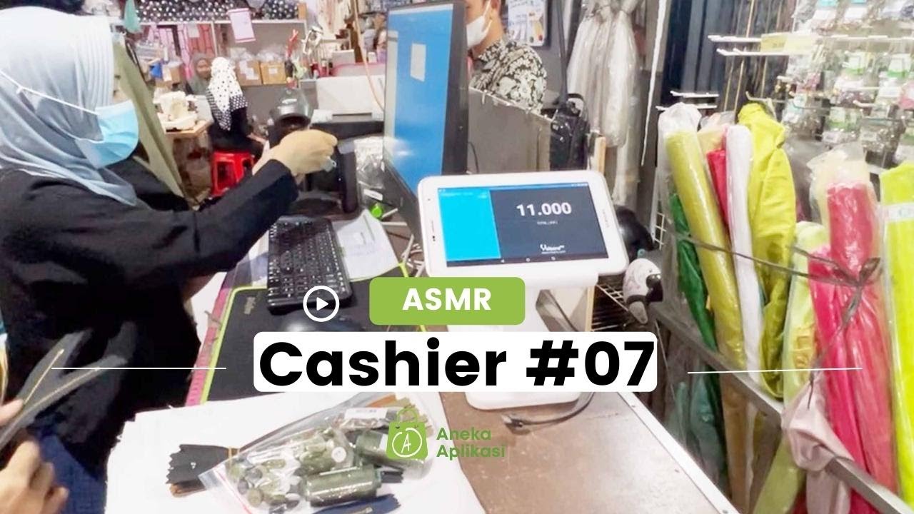 Cashier ASMR #07 : POS Olsera Cash Register - Beads Orders - Barcode - Thermal Printer