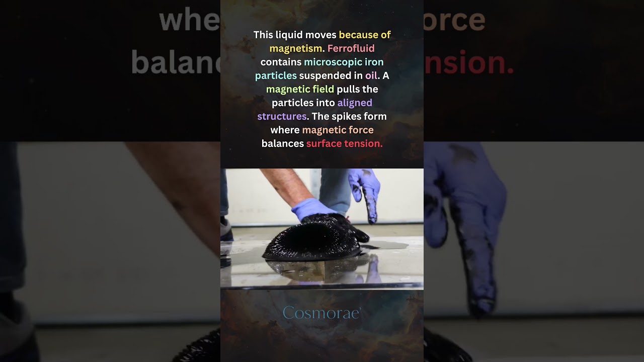 This Liquid Moves Using Magnetism..