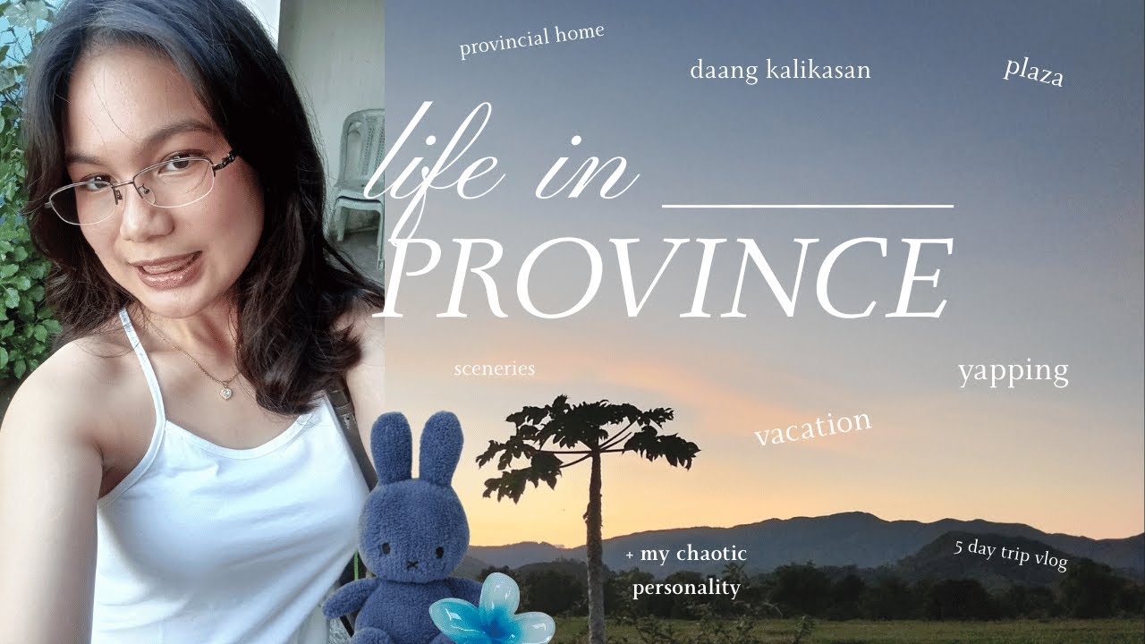 my life at our provincial home 🏡 | family vacation + visiting daang kalikasan and plaza