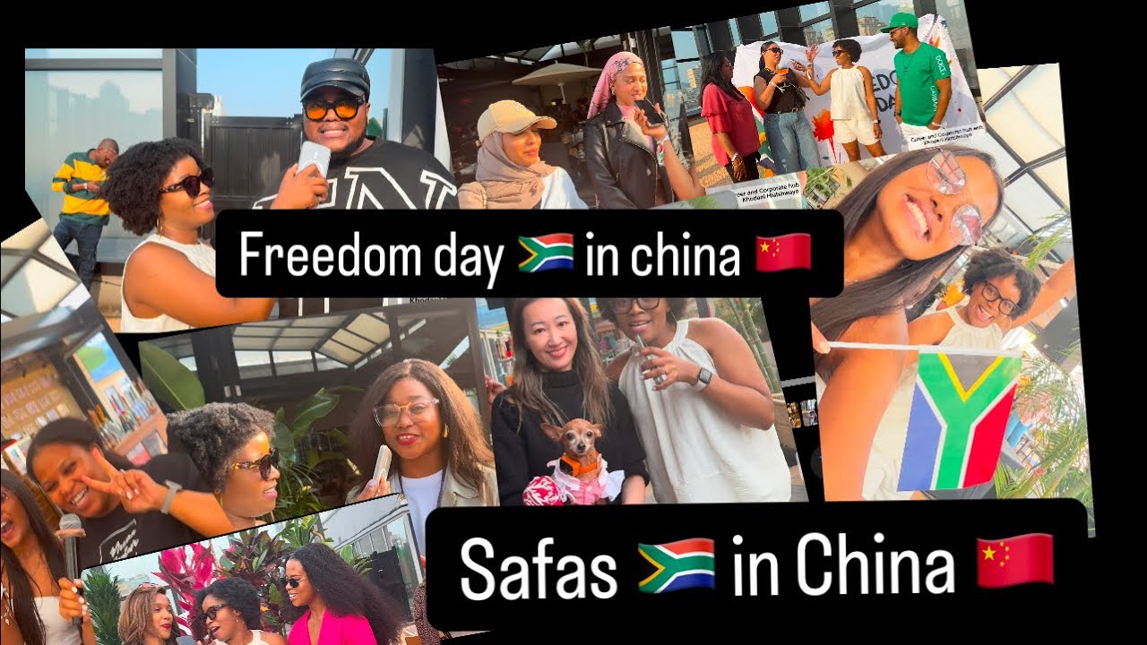 Meet South African living in China 🇨🇳 Freedom day 🇿🇦 Celebration in China 🇿🇦 #career
