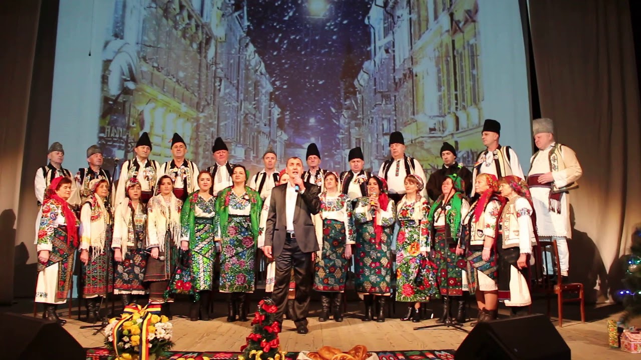 Corul „Dragoș Vodă” din Cernăuți - Cântec de unire (23.12.2018)