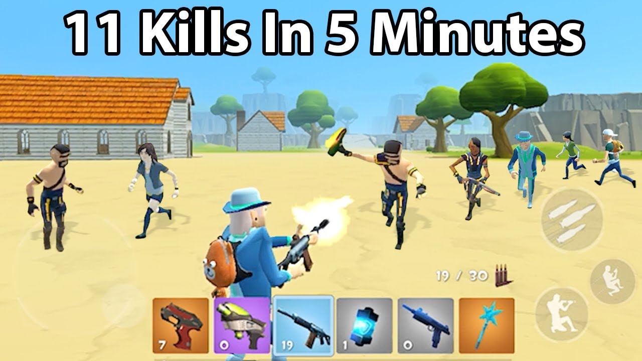 11 Kills in 5 Minutes - Rocket Royale - Android Gameplay #220