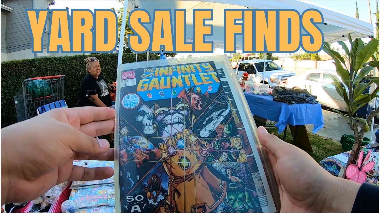 Yard Sale Hunts and Flipping Items! Finding Comics, Pillows and More!!!