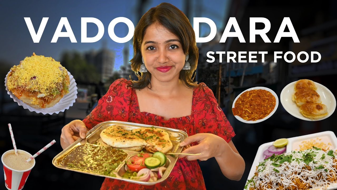 VADODARA FOOD | 😍 Must Eat in Vadodara Part 1 | Anagha Mirgal | Indian Food | Best Gujarat Food Vlog