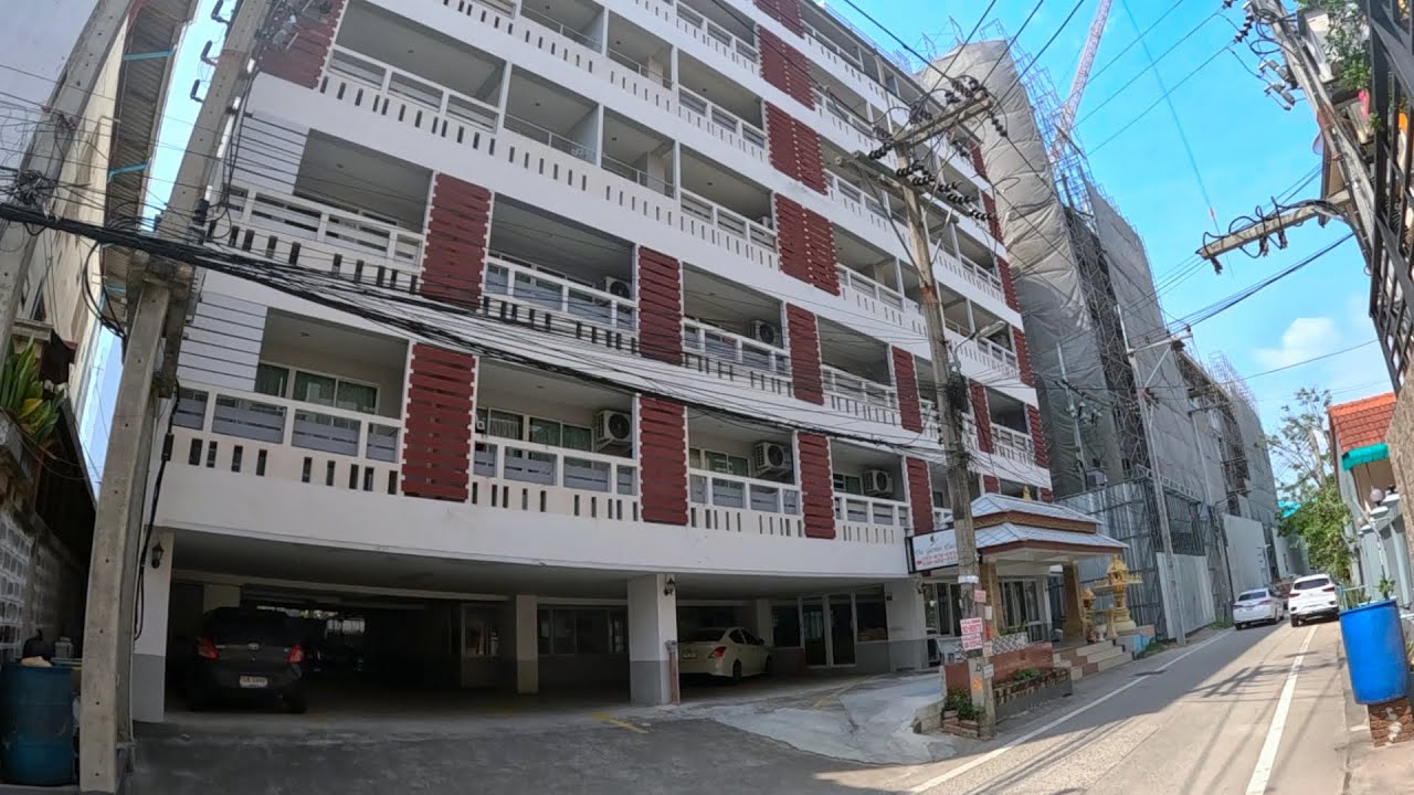 EXCELLENT LOCATION CENTRAL PATTAYA SERVICED MONTHLY APARTMENT ROOM REVIEW - THE GARDEN PLACE