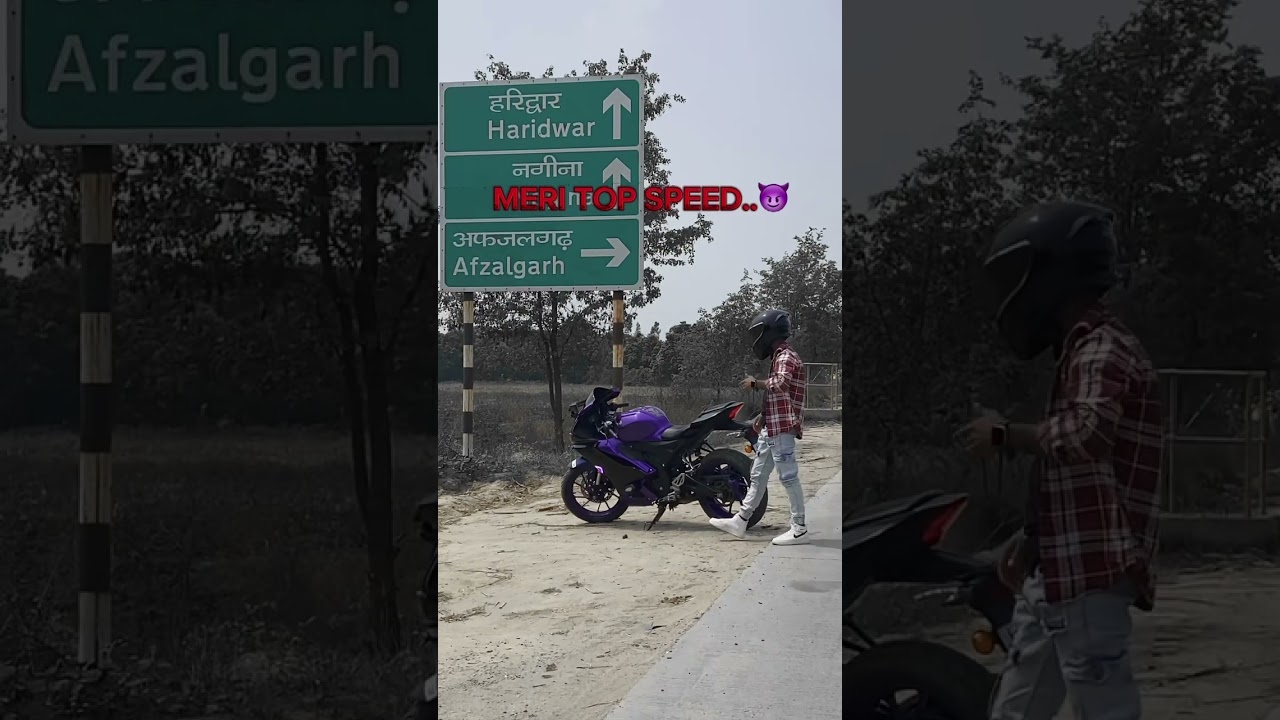 Top speed&hellip;155⚡️ #youtubeshorts #r15v4 #sortvideo #trandingsound #bikelover #hardbike #yamaha #r15v4