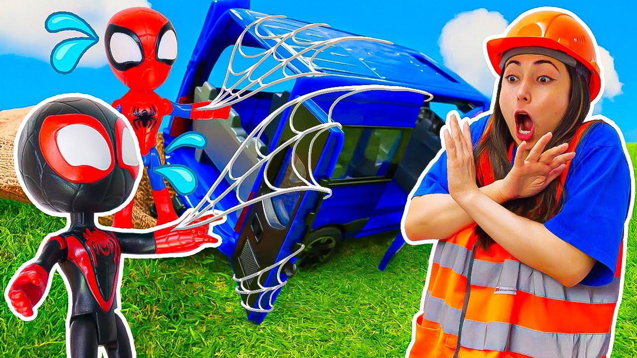 El coche se ha volcado 🚗 | Aventura de rescate para niños