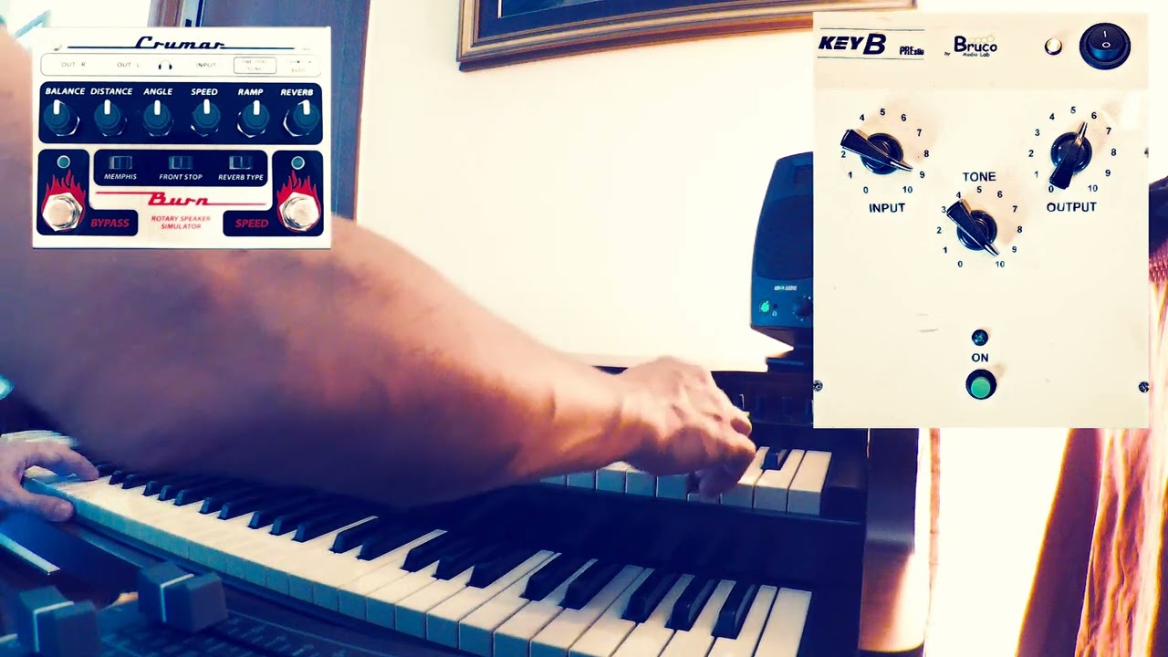 Hammond XK5, KeyB PRESLIE (Hig Gain mode), CRUMAR BURN 2025 - Organ improvisation