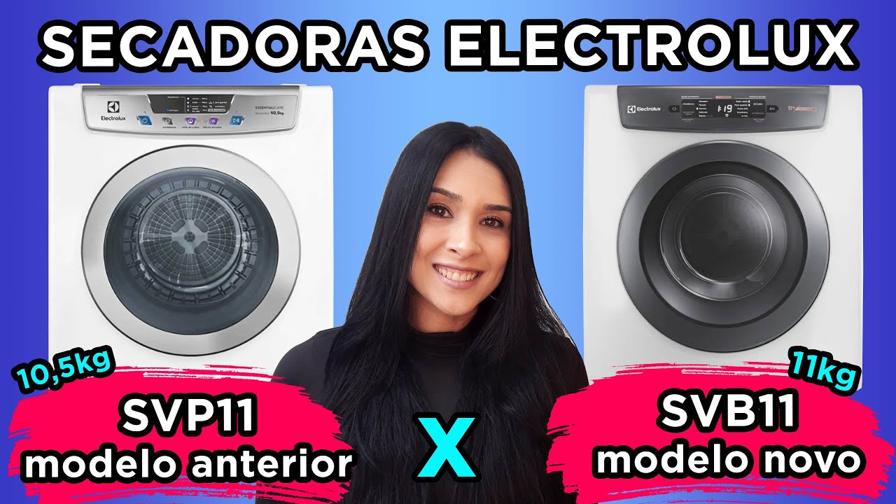 SECADORAS ELECTROLUX - SVP11 Vs. SVB11 - Qual a melhor secadora de roupas?