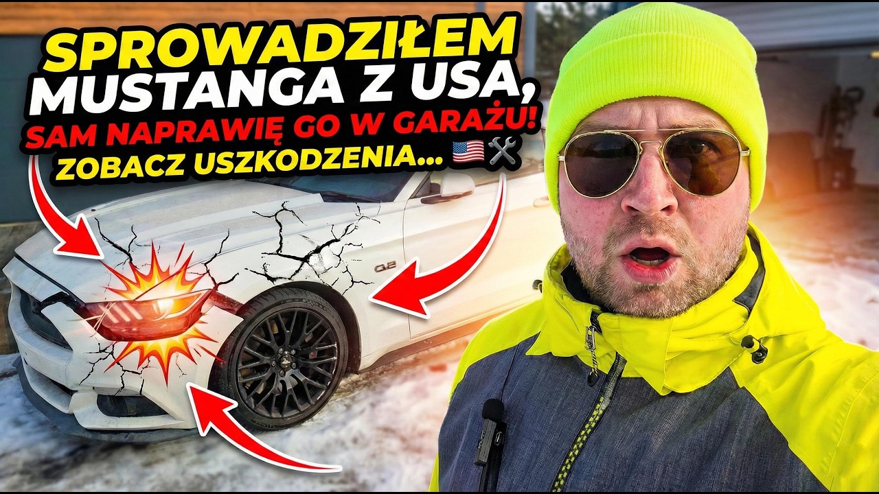 Znowu ściągnąłem Mustang GT z USA! Lepszy od Corvette i Challenger?
