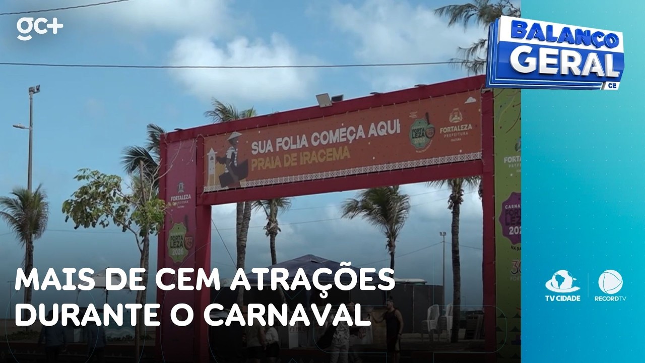 Mais de 100 atrações espalhadas por 8 polos da capital animam foliões no Carnaval | Balanço Geral CE
