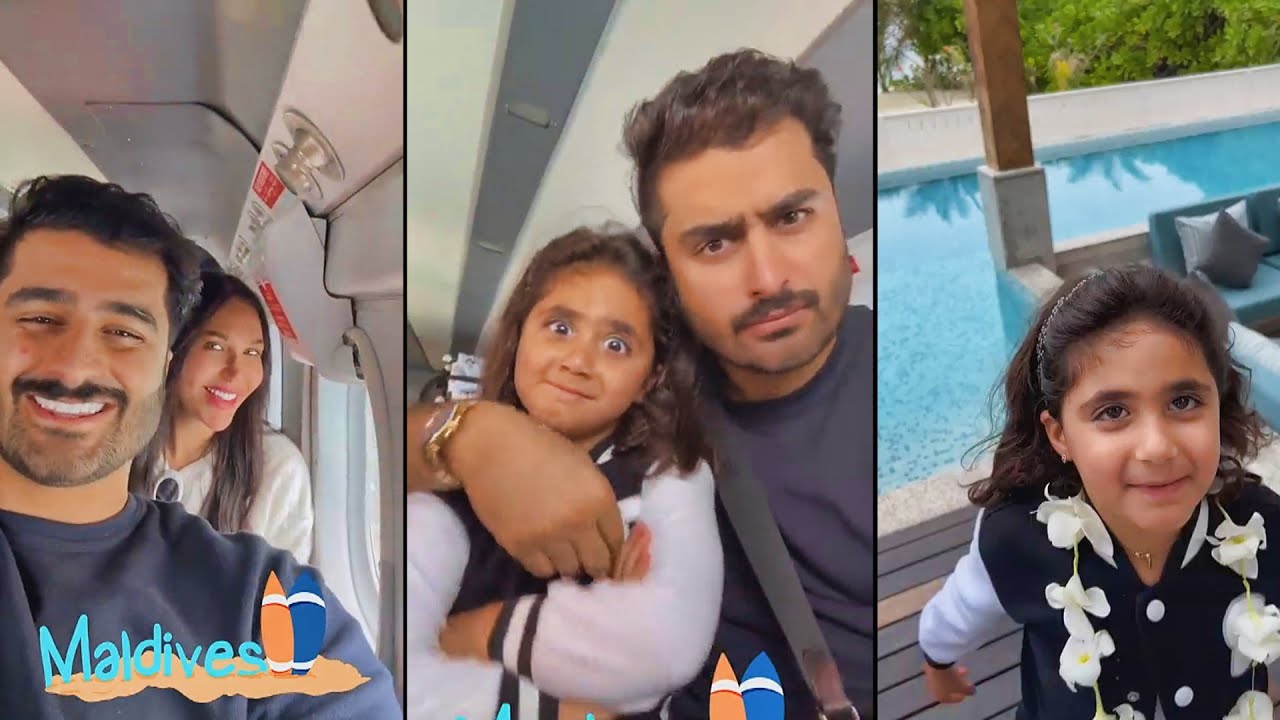 دكتوره خلود وامين في افخم مكان في المالديف لقضاء الإجازة مع خلودي الصغيرة💙