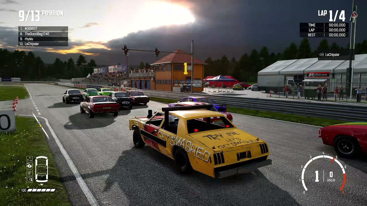 Wreckfest - Barely finished intense race with almost 0 HP- Xbox Series X - 4k 60FPS Gameplay