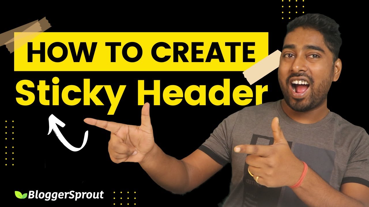 How to Create a Sticky Header in WordPress without Coding..in 2 Minutes