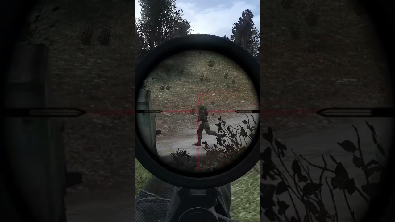 Bolt Action Sniper Kills - STALKER Improved Weapon Pack #shorts #gameplay #gaming #stalker #stalker2