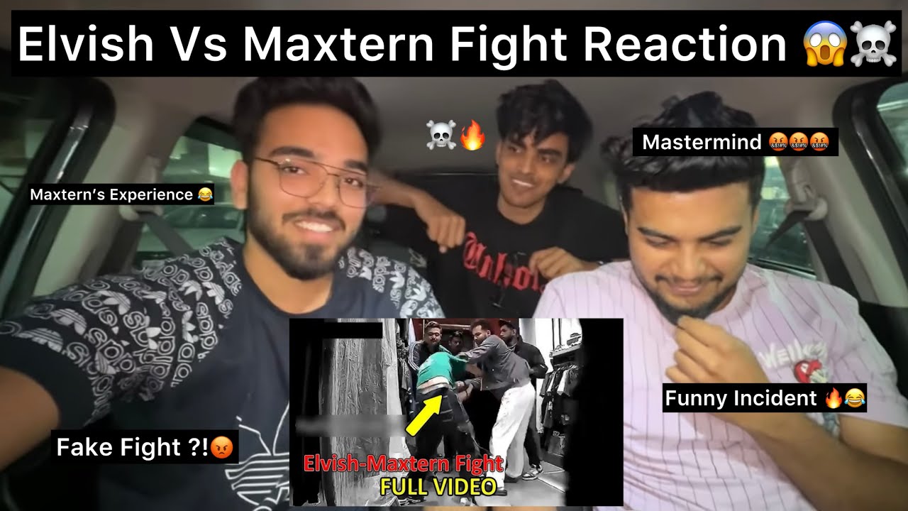 Elvish Yadav Vs Maxtern Fight Reaction With ​⁠@MaxternXP 😂|| Compromise Kyse Hua 😱🔥