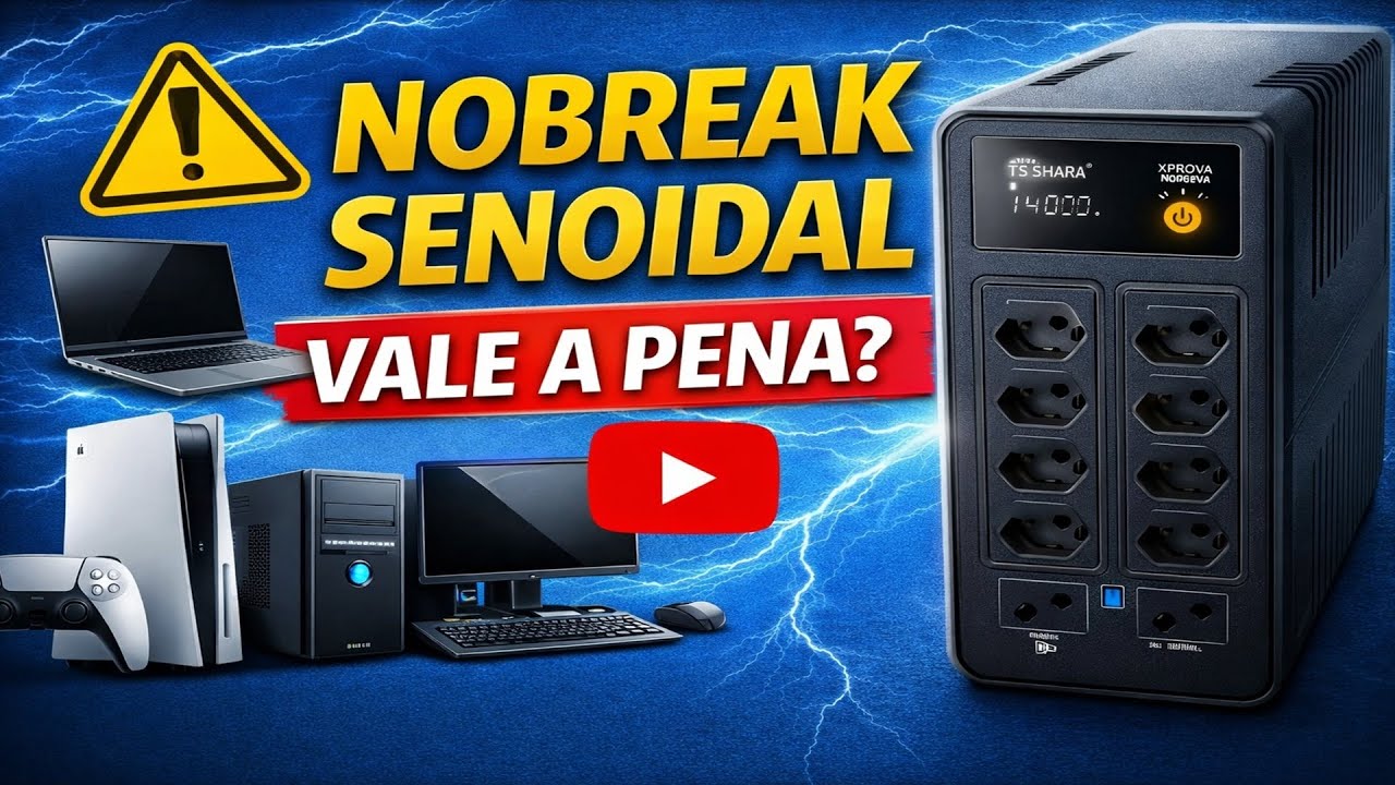 Qual Nobreak Comprar? TS Shara 1400VA Senoidal Explicado