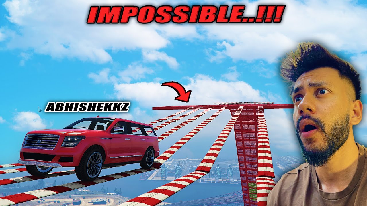 WORST BALANCING SUV CAR🚗 PARKOUR EVER 😭 | GTA 5 PARKOUR RACE
