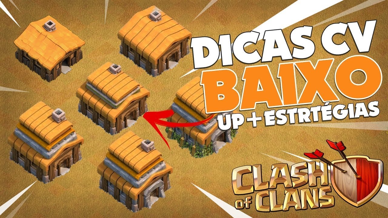 DICAS PARA DEIXAR SUA VILA TOP! COMO ROUBAR MUITO RECURSO E DAR 100% FÁCIL! #CV5 CLASH OF CLANS