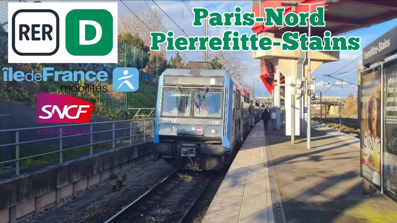 RER D Z20500 IDFM Le Trajet Entre Paris-Nord➡️Pierrefitte-Stains