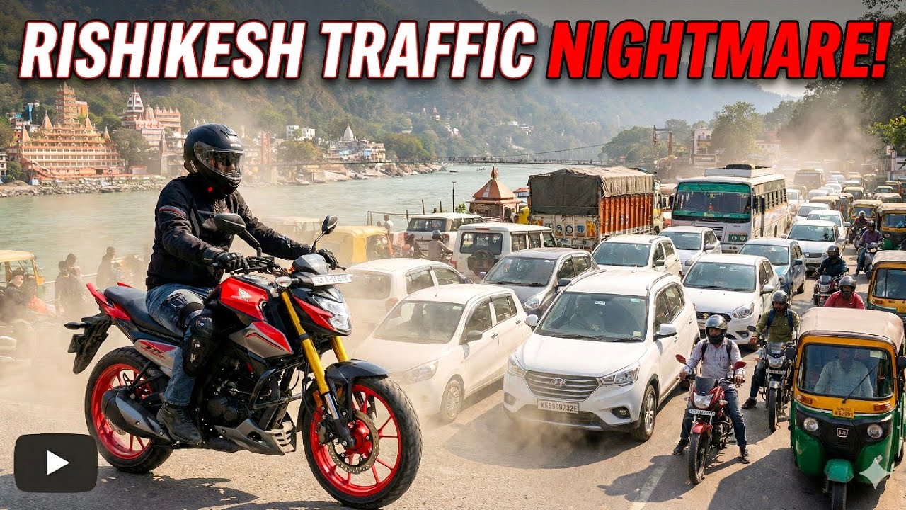 Evening Ride but Too Much Traffic 🚦⛔