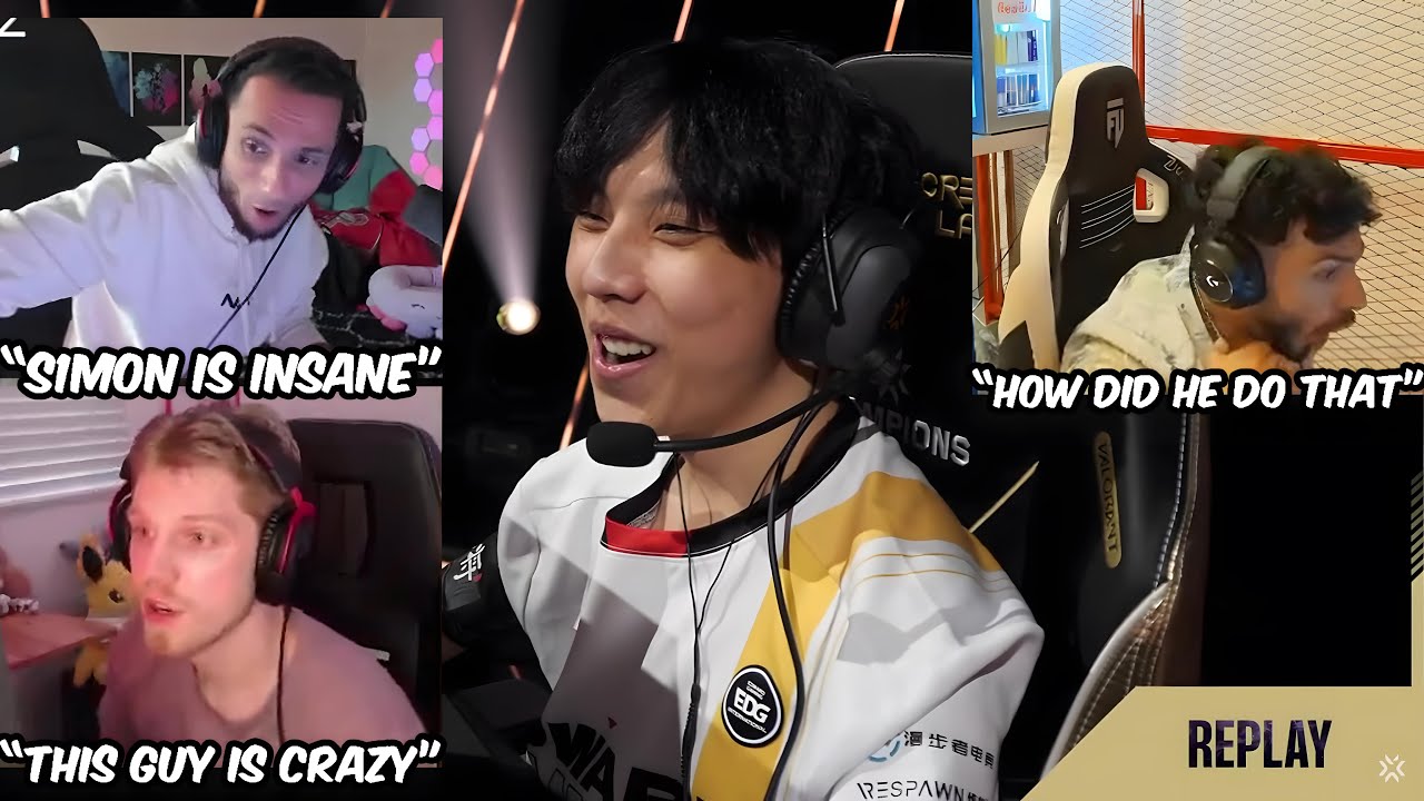 FNS, Tarik & Demon1 Praising EDG S1mon For 4 minutes Straight Against G2 In VCT